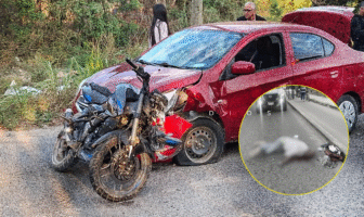 Motociclista atropella peatón en avenida México; víctima pierde la vida