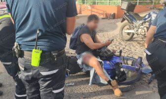 Motociclista resulta gravemente lesionado frente a Plaza Fluvial