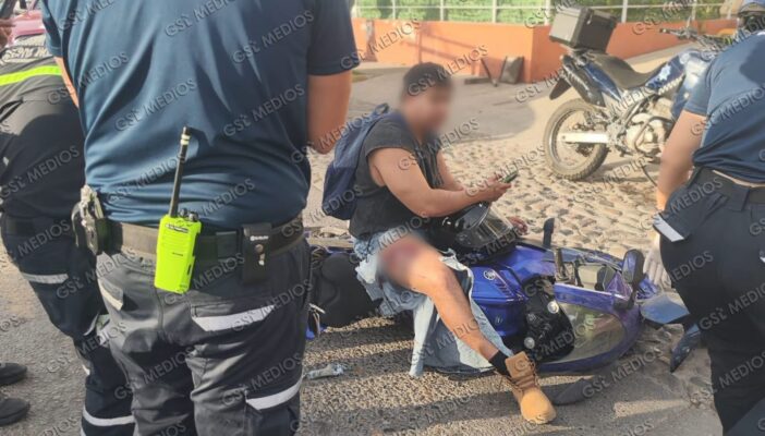 Motociclista resulta gravemente lesionado frente a Plaza Fluvial