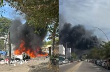 Notiespacio PV | Protección Civil de badeba desmiente explosión de pipa cerca de la Clínica 33 del IMSS