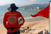 Bandera roja en playas de Puerto Vallarta