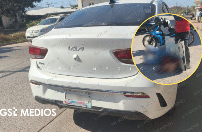 Joven motociclista lesionada tras impactar contra un vehículo en Joyas del Pedregal