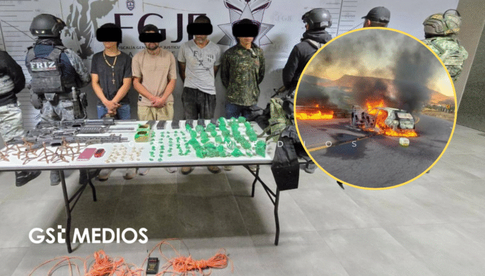 Detienen a célula criminal cerca del rancho de Pepe Aguilar Detienen a célula criminal cerca del rancho de Pepe Aguilar