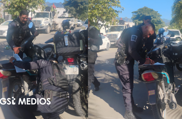 Motocicleta con reporte de robo es asegurada en Fluvial Vallarta
