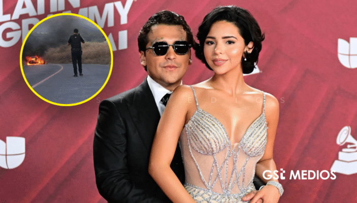 Ángela y Nodal, sorprendidos por balacera en Zacatecas cerca de su rancho Ángela y Nodal, sorprendidos por balacera en Zacatecas cerca de su rancho