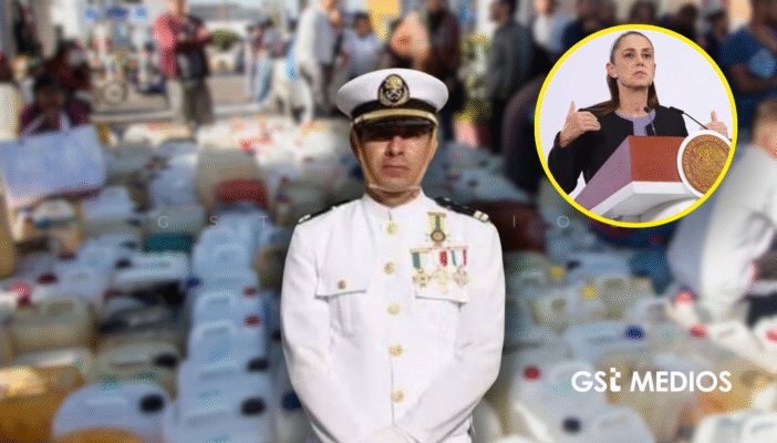 Vicealmirante acusado de huachicol solicita intervención de Sheinbaum
