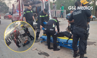 Notiespacio PV | Elemento de la Comisaría de Vallarta es arrollada por motocicleta en la carretera 544