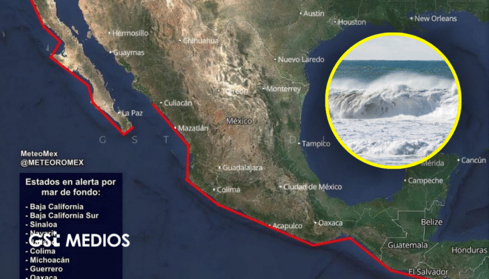 Alertan por evento de mar de fondo en todo el Pacífico mexicano Alertan por evento de mar de fondo en todo el Pacífico mexicano