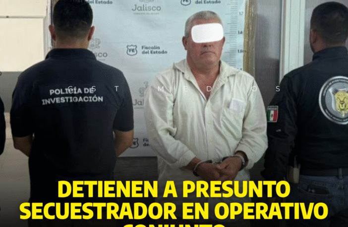 Detienen a presunto secuestrador en operativo conjunto en Puerto Vallarta