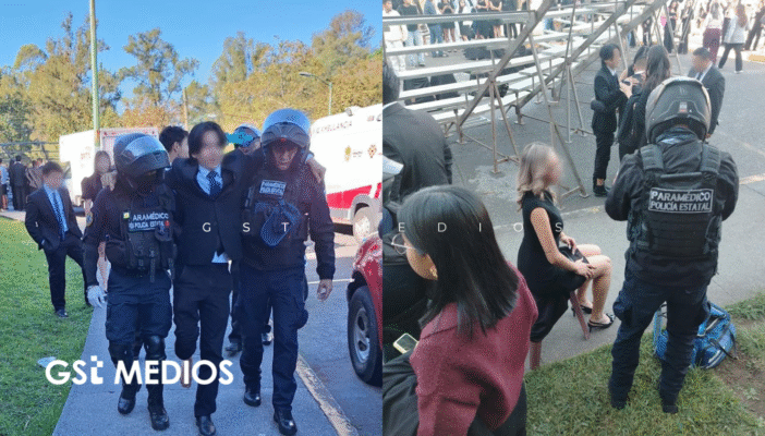 Colapso en Universidad Veracruzana deja 18 lesionados durante foto de graduación Colapso en Universidad Veracruzana deja 18 lesionados durante foto de graduación
