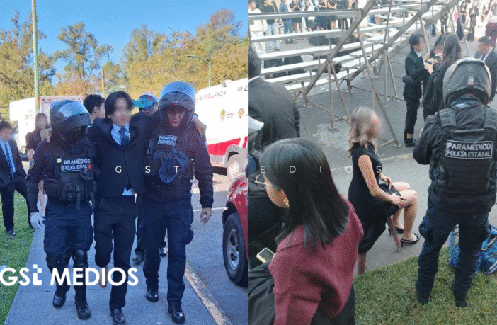 Colapso en Universidad Veracruzana deja 18 lesionados durante foto de graduación