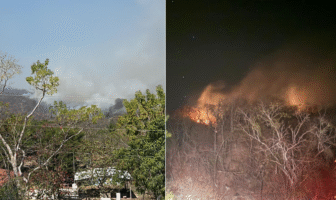 Incendio en Cabo Corrientes mantiene movilizadas a brigadas en Llano Grande de Ipala y El Mirador