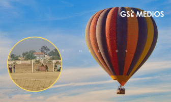 Se desploma globo aerostático en Teotihuacán dejando a dos turistas lesionados