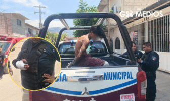 Detienen a joven mientras saqueaba un Oxxo en El Coapinole