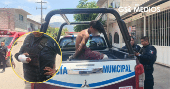 Detienen a joven mientras saqueaba un Oxxo en El Coapinole