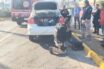 Motociclista queda prensado tras accidente en la Medina Ascencio