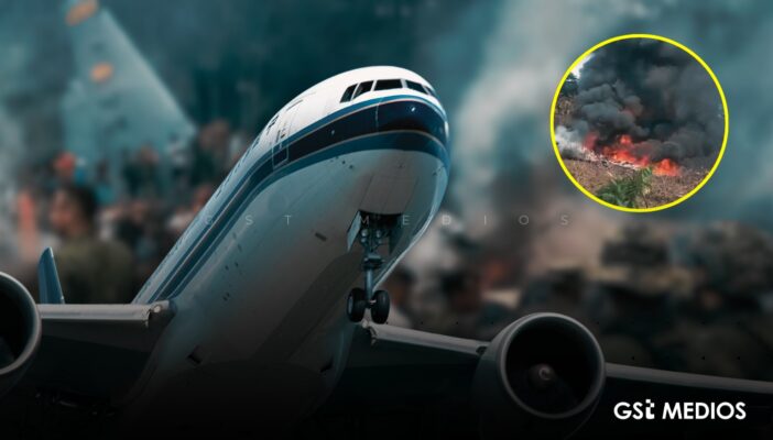 Avión militar se accidenta en Colombia con más de 100 tripulantes