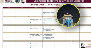 Se esperan 14 cruceros en Puerto Vallarta durante marzo