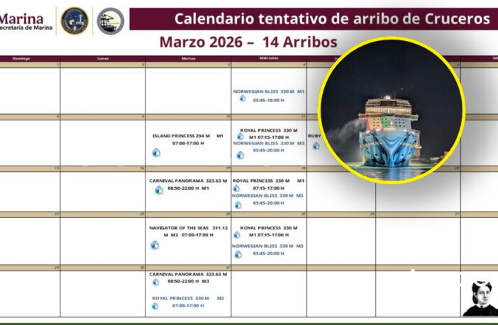 Notiespacio PV | Se esperan 14 cruceros en Puerto Vallarta durante marzo