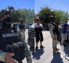 Familia acusa a militares de robo de 13 mil pesos en revisión