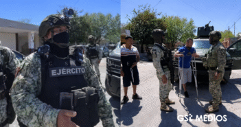 Familia acusa a militares de robo de 13 mil pesos en revisión