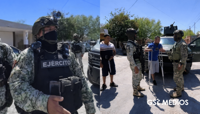 Familia acusa a militares de robo de 13 mil pesos en revisión