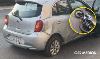 Notiespacio PV | Motociclista resulta lesionado tras accidente en avenida México