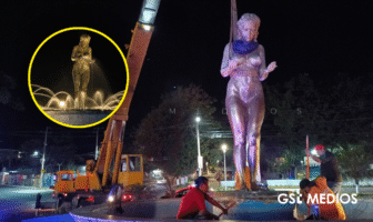 Notiespacio PV | Polémica por retiro del monumento Hermana Agua en Tepic