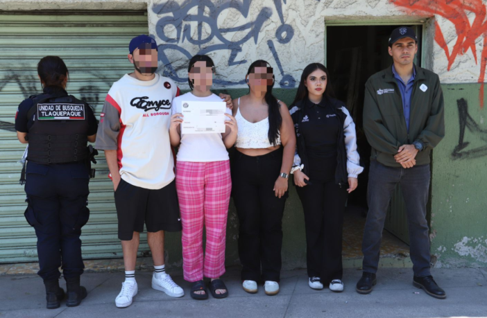 Menor con ficha de búsqueda es localizada en Tlaquepaque tras viajar por novio virtual