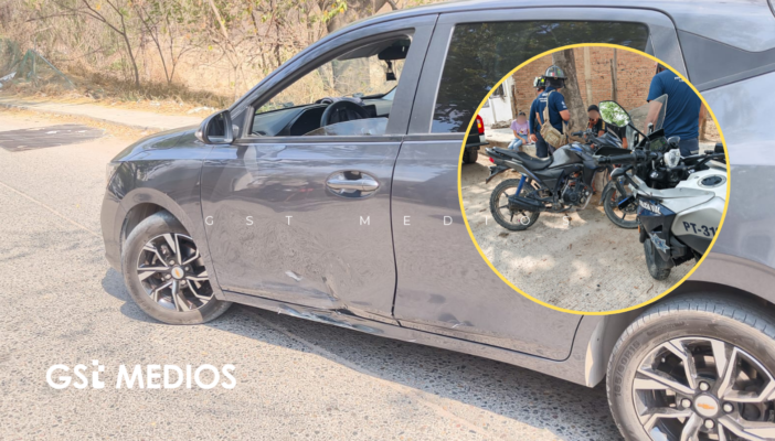 Accidente en la colonia Brisas del Pacífico deja a dos menores lesionados