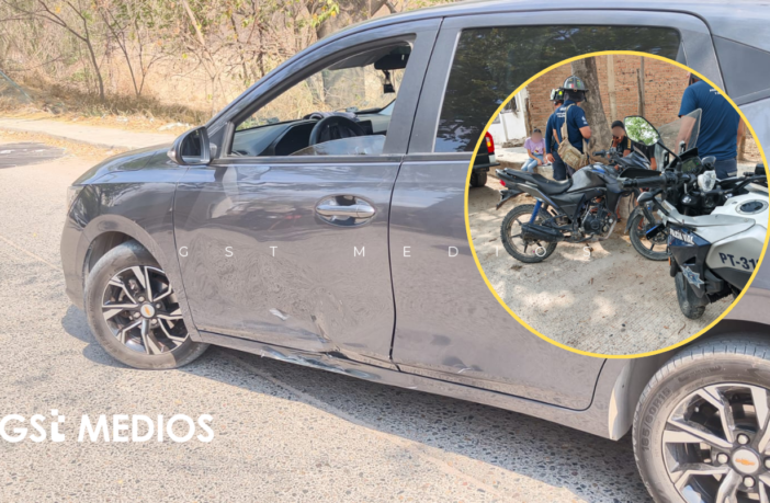 Accidente en la colonia Brisas del Pacífico deja a dos menores lesionados