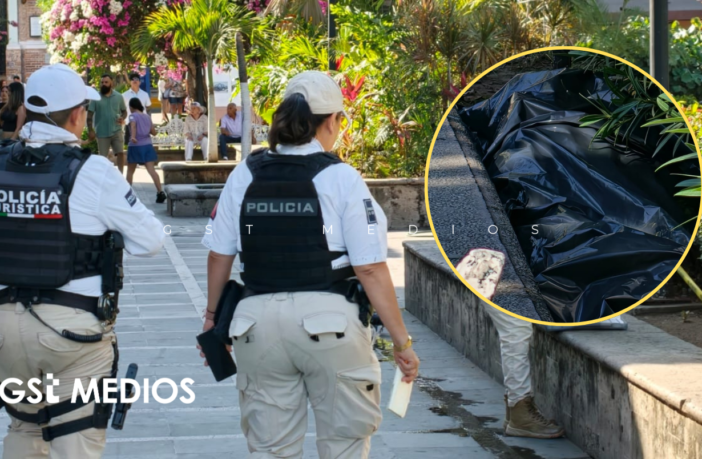 Indigente muere en las bancas de la Plaza de Armas de Puerto Vallarta