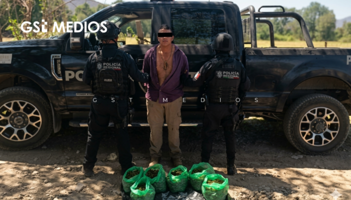 Detienen a hombre con más de 4 kilos de marihuana en Mascota