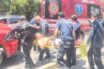 Motociclista lesionado tras impactar contra ambulancia en Av. México