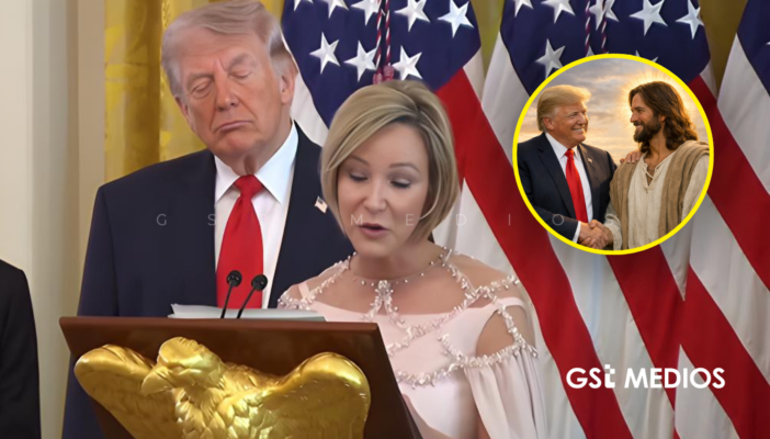 De la Casa Blanca al cielo: comparan a Trump con Jesús