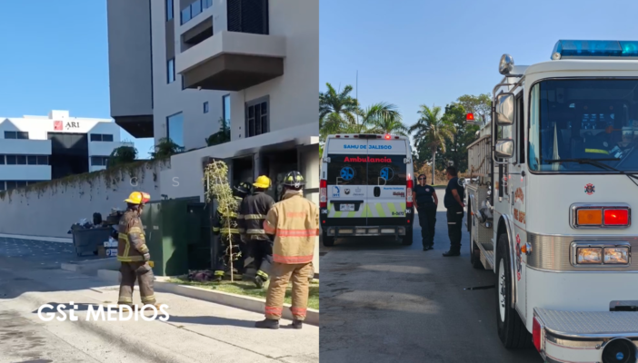 Corto circuito provoca incendio en medidores de edificio recién inaugurado