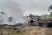 Continua activo incendio en Los Gavilanes; helicóptero Witari refuerza combate al fuego