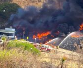 Incendio en vertedero de Puerto Vallarta moviliza a los tres ordenes de gobierno