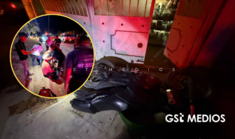 Choque de motocicleta deja dos lesionados en El Llanito