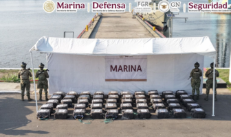 Marina asegura más de siete toneladas de cocaína en el Pacífico durante mayo