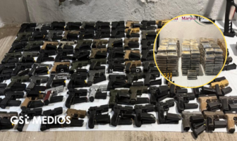 Decomisan 151 armas y casi 700 kilos de droga en Chiapas