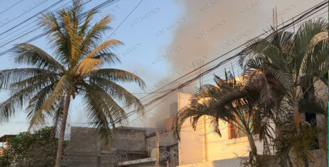Se incendia segundo piso de vivienda en la colonia El Progreso