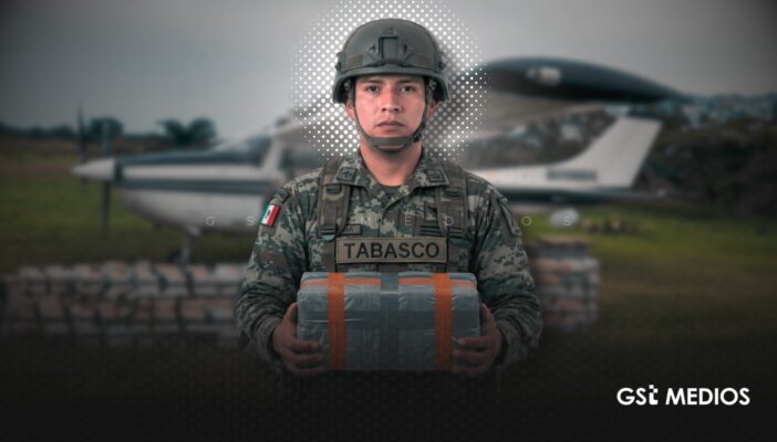 Aseguran avioneta con más de 600 kilos de droga en Tabasco