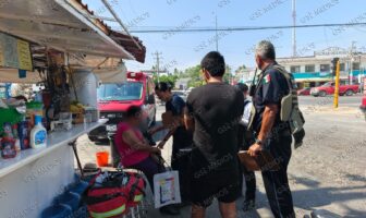 Motociclista atropella a una mujer de la tercera edad en La Aurora