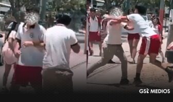 VIDEO: Captan nueva agresión entre alumnos de secundaria en Puerto Vallarta