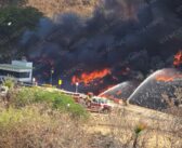 Fuerte incendio en basurero municipal de Puerto Vallarta provoca suspensión de clases