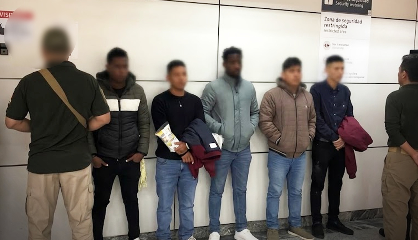 Colombianos reclutados con engaños son detectados en el Aeropuerto de Guadalajara