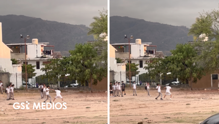 Captan otra pelea entre estudiantes, ahora alumnos de la Secundaria #132