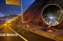 Accidente fatal en la autopista Compostela - Las Varas deja 2 muertos y 5 lesionados