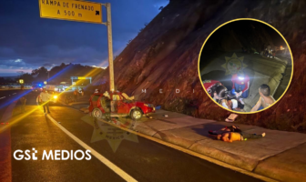 Accidente fatal en la autopista Compostela - Las Varas deja 2 muertos y 5 lesionados